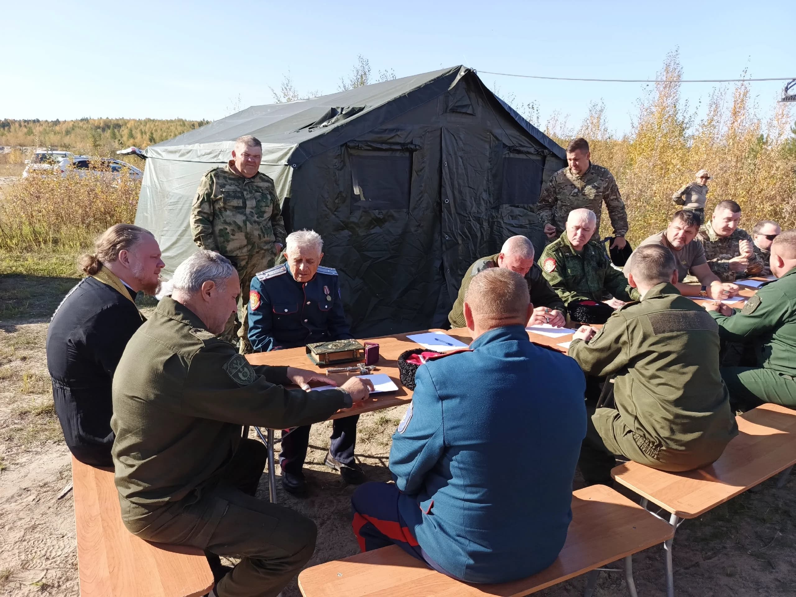 Сборы личного состава Обско‑Полярного отдельского казачьего общества (ОПОКО) Сибирского войскового казачьего общества