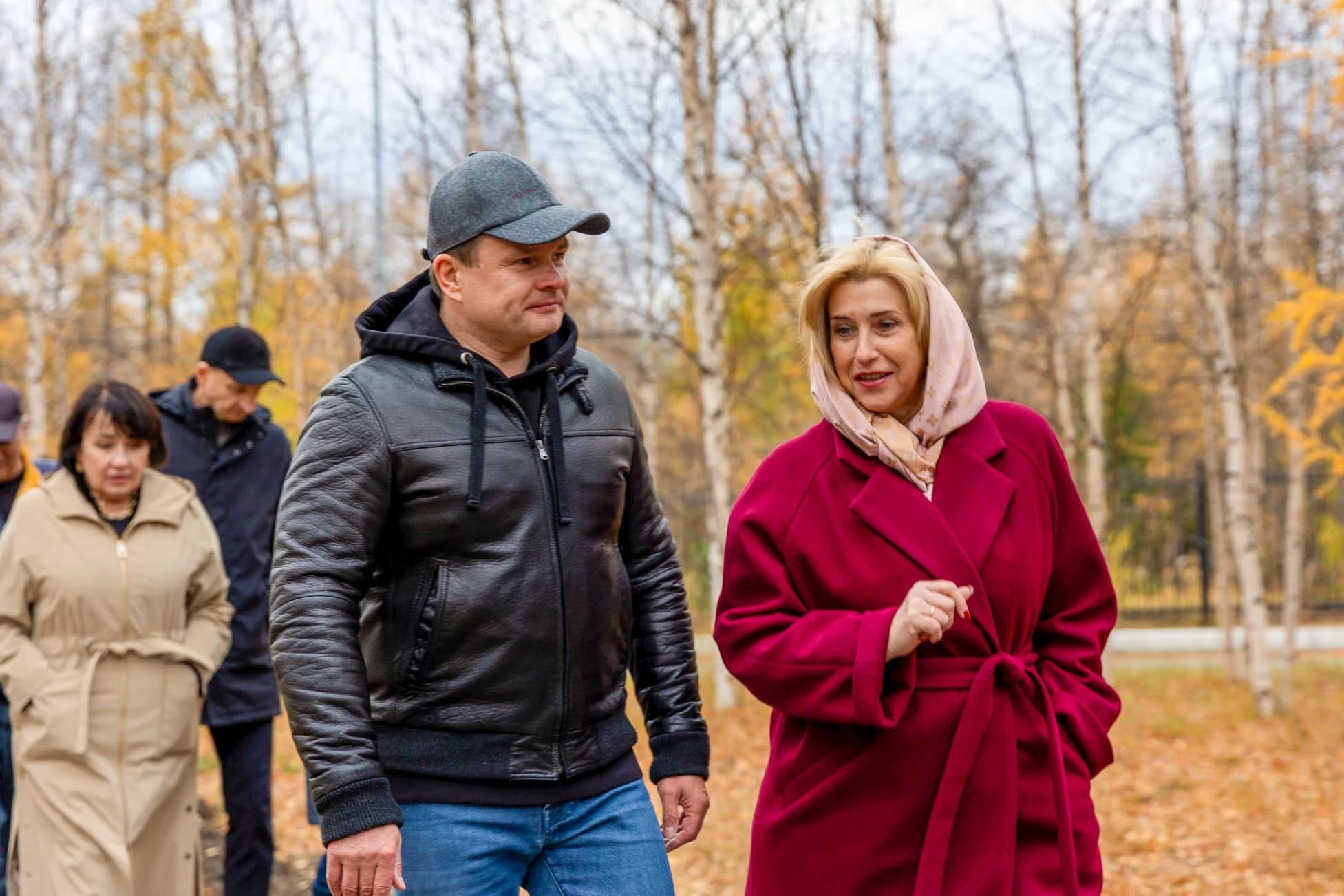 Д.Жаромских посетил объекты, где ведутся ремонтные работы