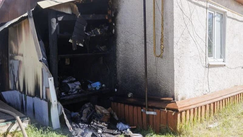 Пожарные потушили возгорание жилого дома в селе Нори